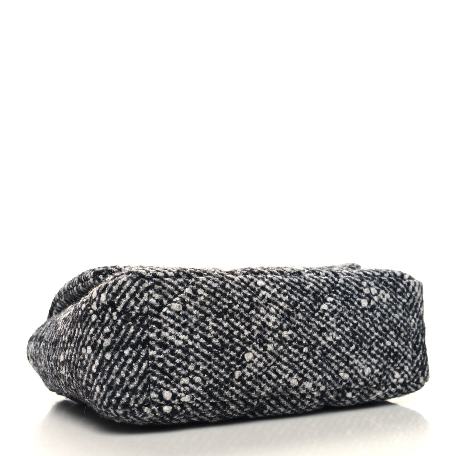 Chanel Tweed Quilted Medium Chanel 19 Flap Grey 4 of 11