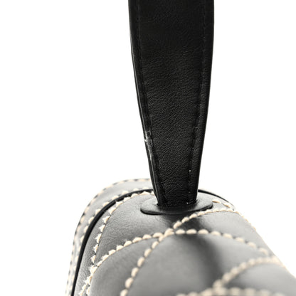 Chanel Calfskin Quilted Wild Stitch Flap Black 12 of 13