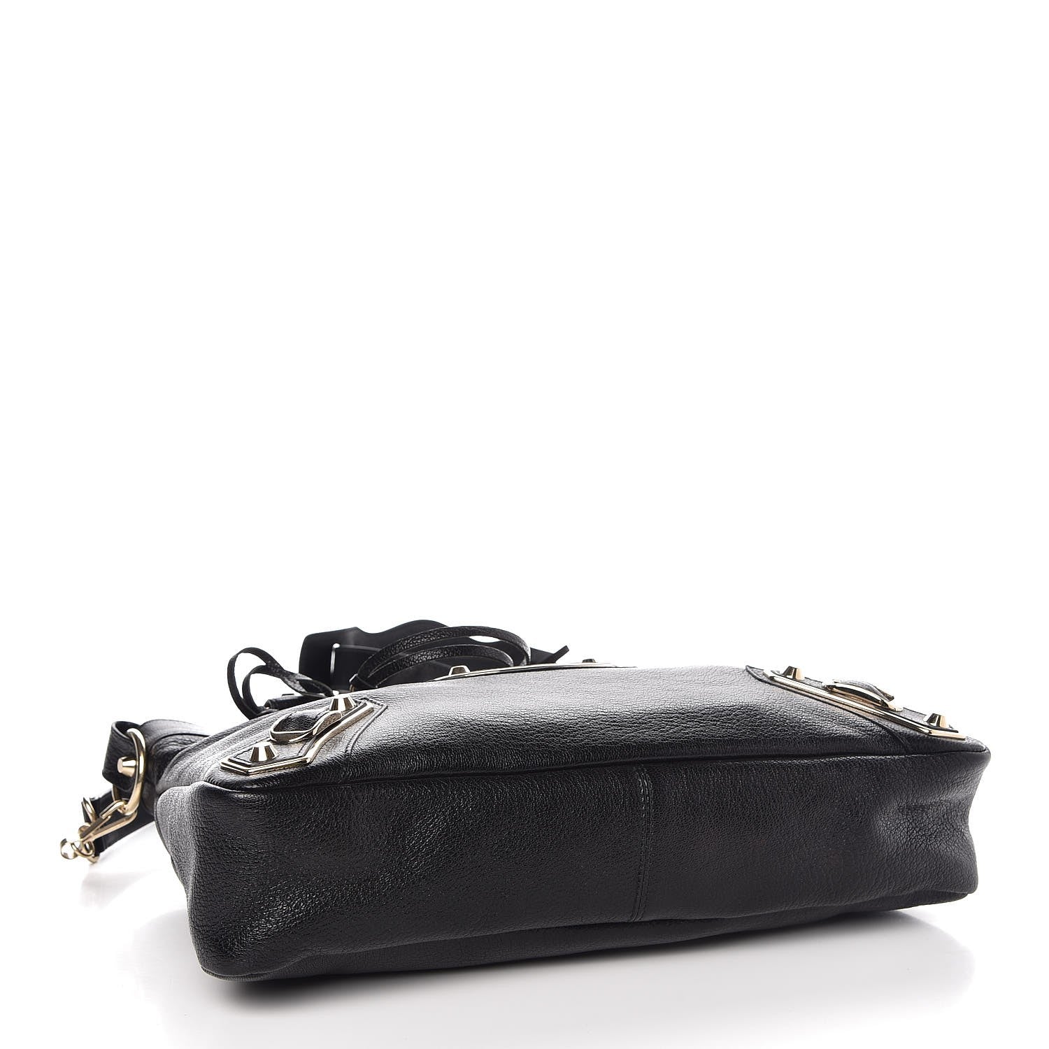 Balenciaga Chevre Silver Metallic Edge Hardware Town Black 5 of 8