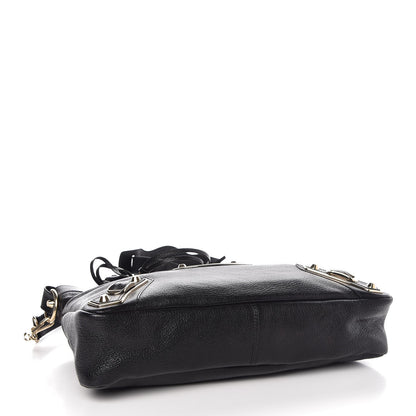 Balenciaga Chevre Silver Metallic Edge Hardware Town Black 5 of 8