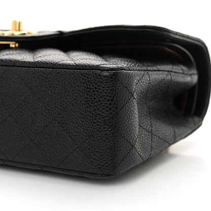 Chanel Caviar Quilted Small Double Flap Black 10 of 10