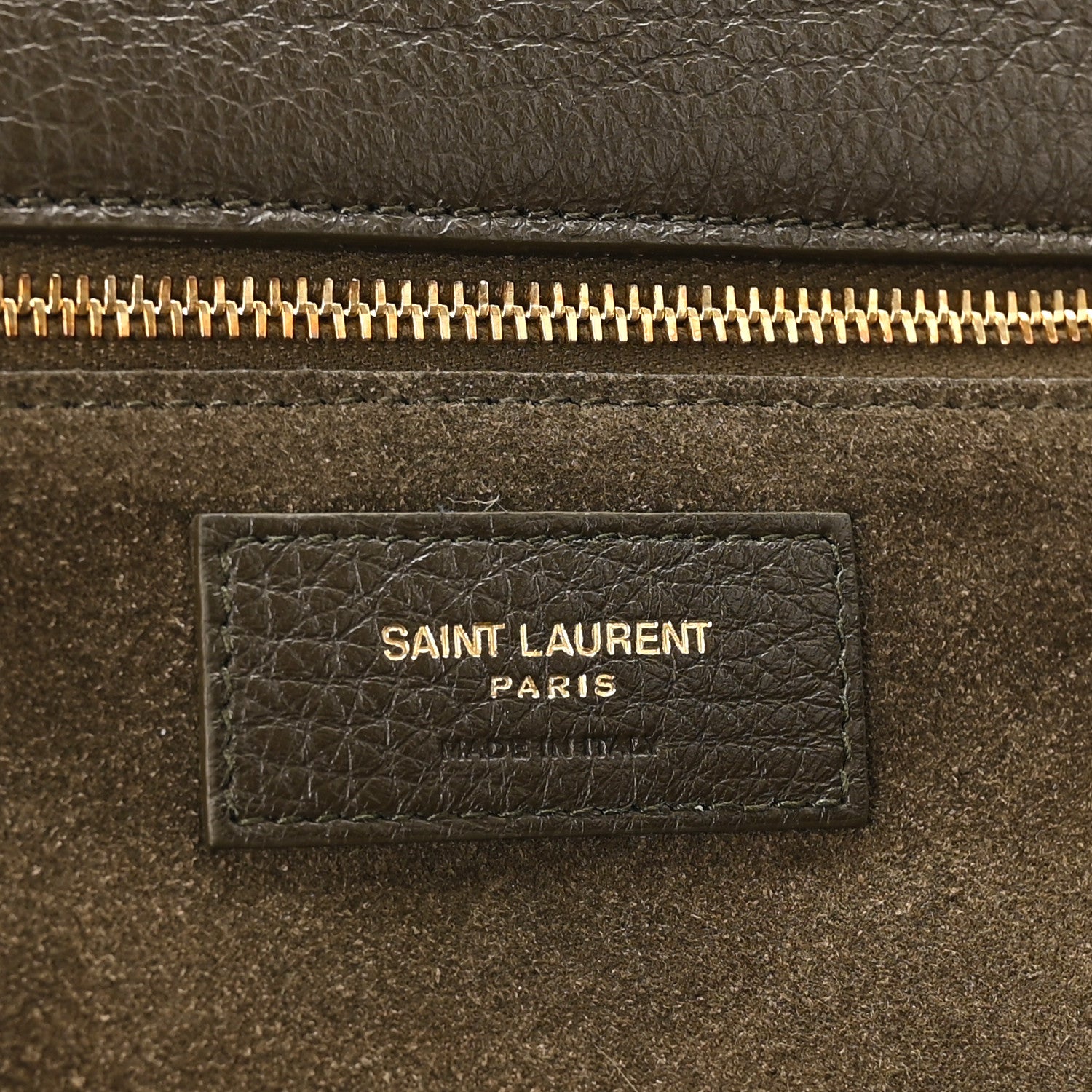Saint Laurent Grained Deerskin Bea Tote Musk 6 of 9