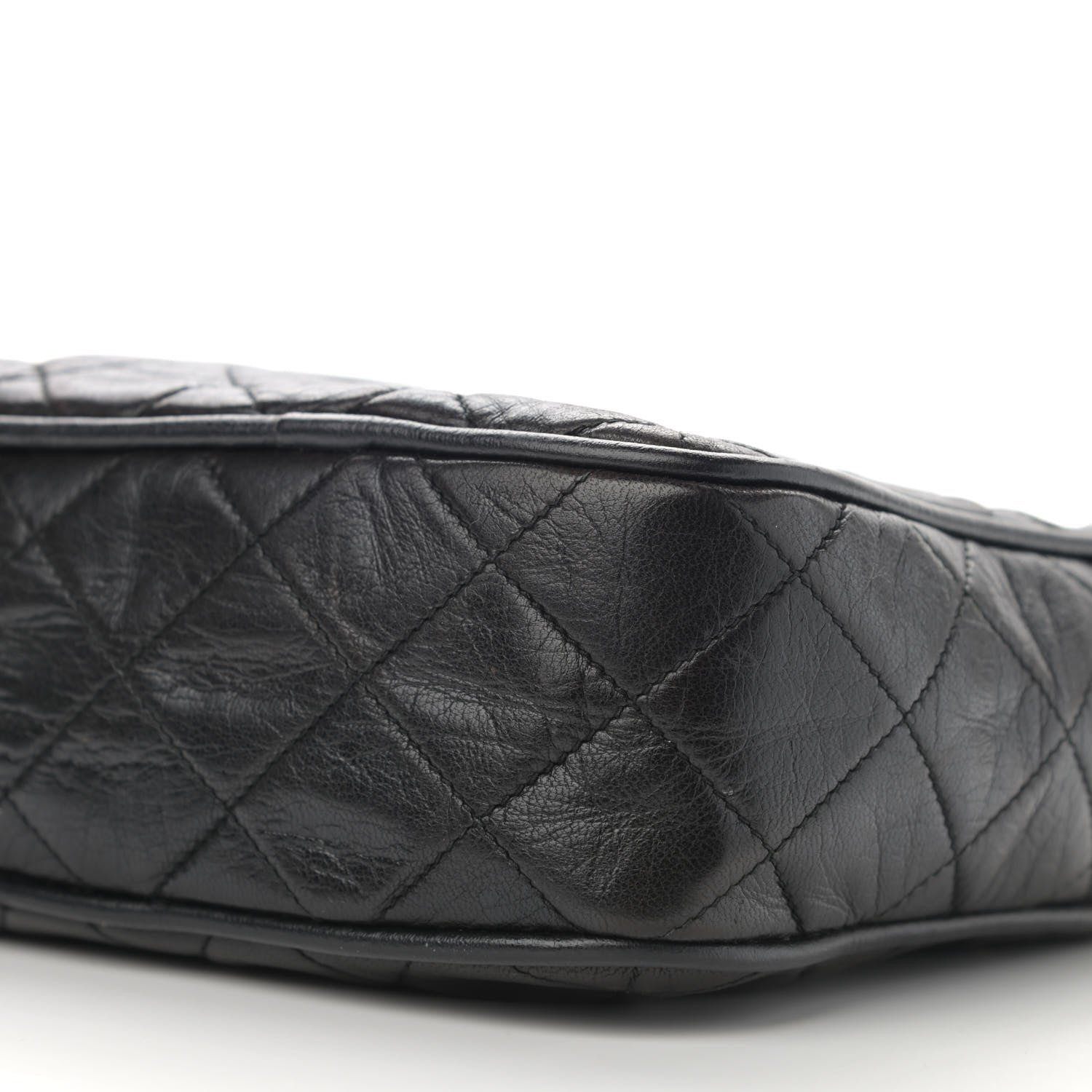 Chanel Lambskin Quilted CC Tassel Camera Case Black 11 of 12