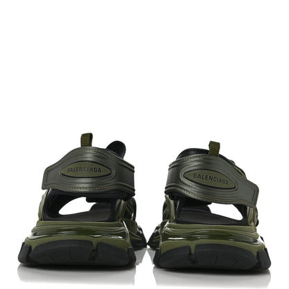 Balenciaga Neoprene Rubber Mens Track Sandals 44 Dark Kaki 5 of 8