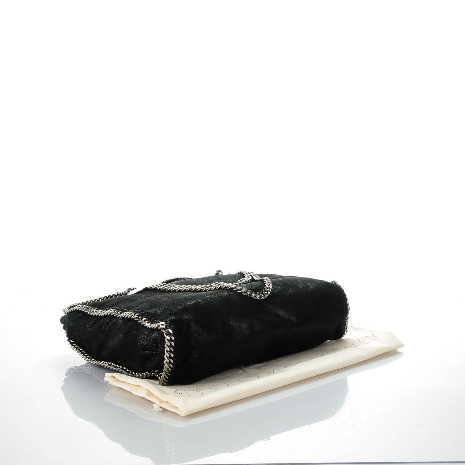 Stella McCartney Shaggy Deer Big Falabella Tote Black 8 of 13