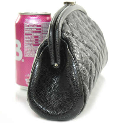 Chanel Caviar Quilted Timeless Clutch Black 2 of 11