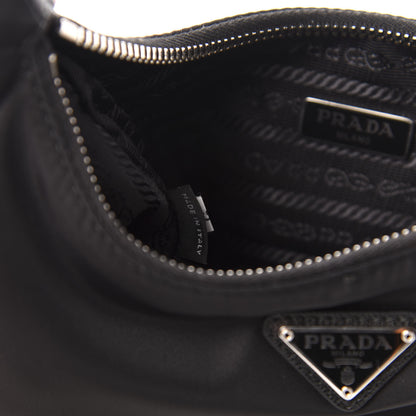 Prada Nylon Re-Edition 2005 Shoulder Bag Black 7 of 13