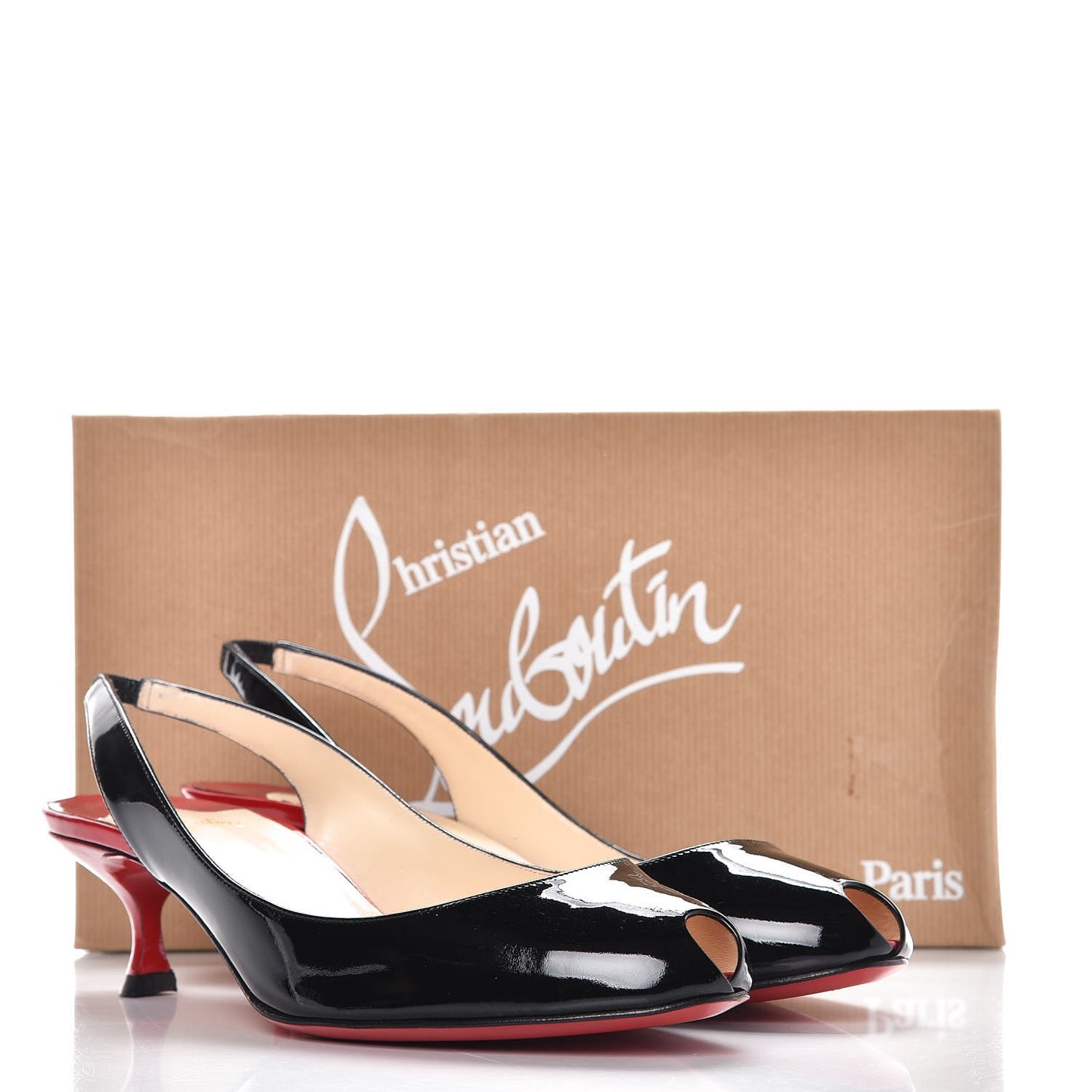 Patent Nombril 45 Pumps 39 Black Red