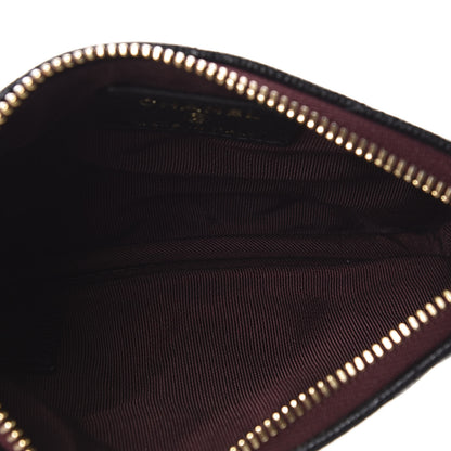 Chanel Caviar Quilted Small Cosmetic Case Black 4 of 9