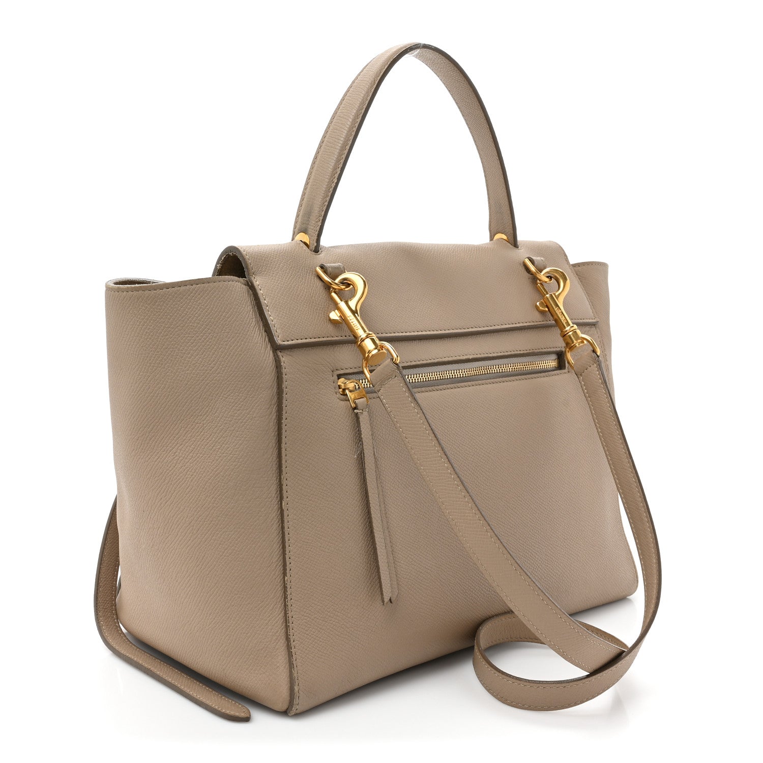Celine Grained Calfskin Mini Belt Bag Light Taupe 3 of 22