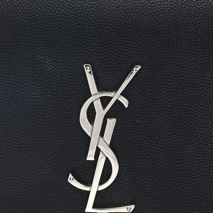 Saint Laurent Grain De Poudre Classic Monogram Kate Tassel Chain Wallet Black 7 of 9
