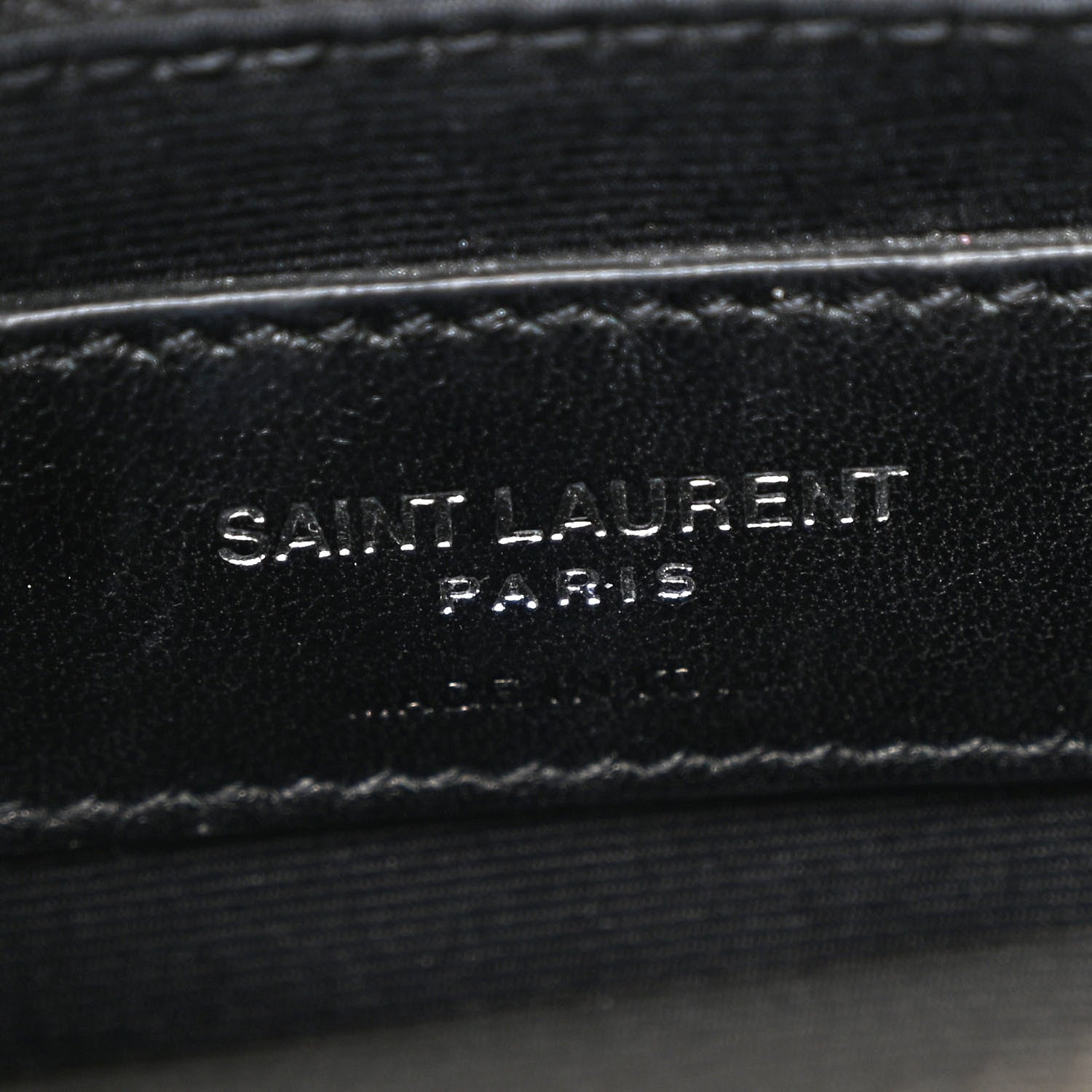 Saint Laurent Calfskin Y Quilted Monogram Medium Loulou Chain Satchel Kaki Fonce 7 of 11