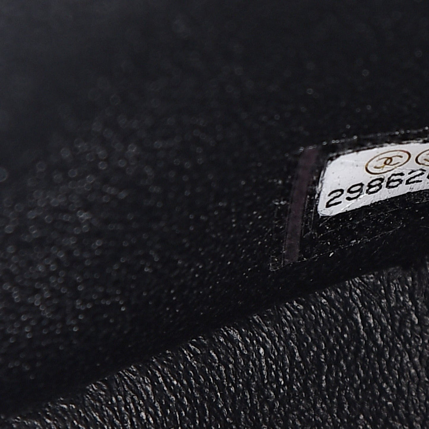 Lambskin Quilted Mini Square Flap Black