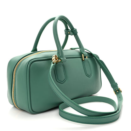 Miu Miu Calfskin Arcadie Top Handle Bag Salvia 3 of 9