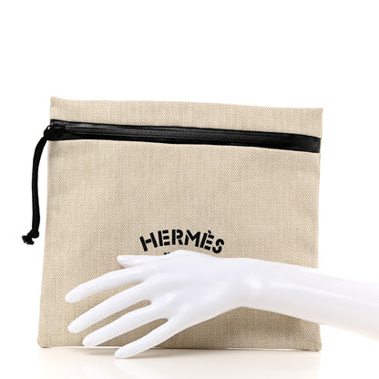 Hermes Toile Bain Case Black 2 of 6