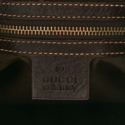 Gucci Calfskin Medium Britt Hobo Dark Brown 6 of 17