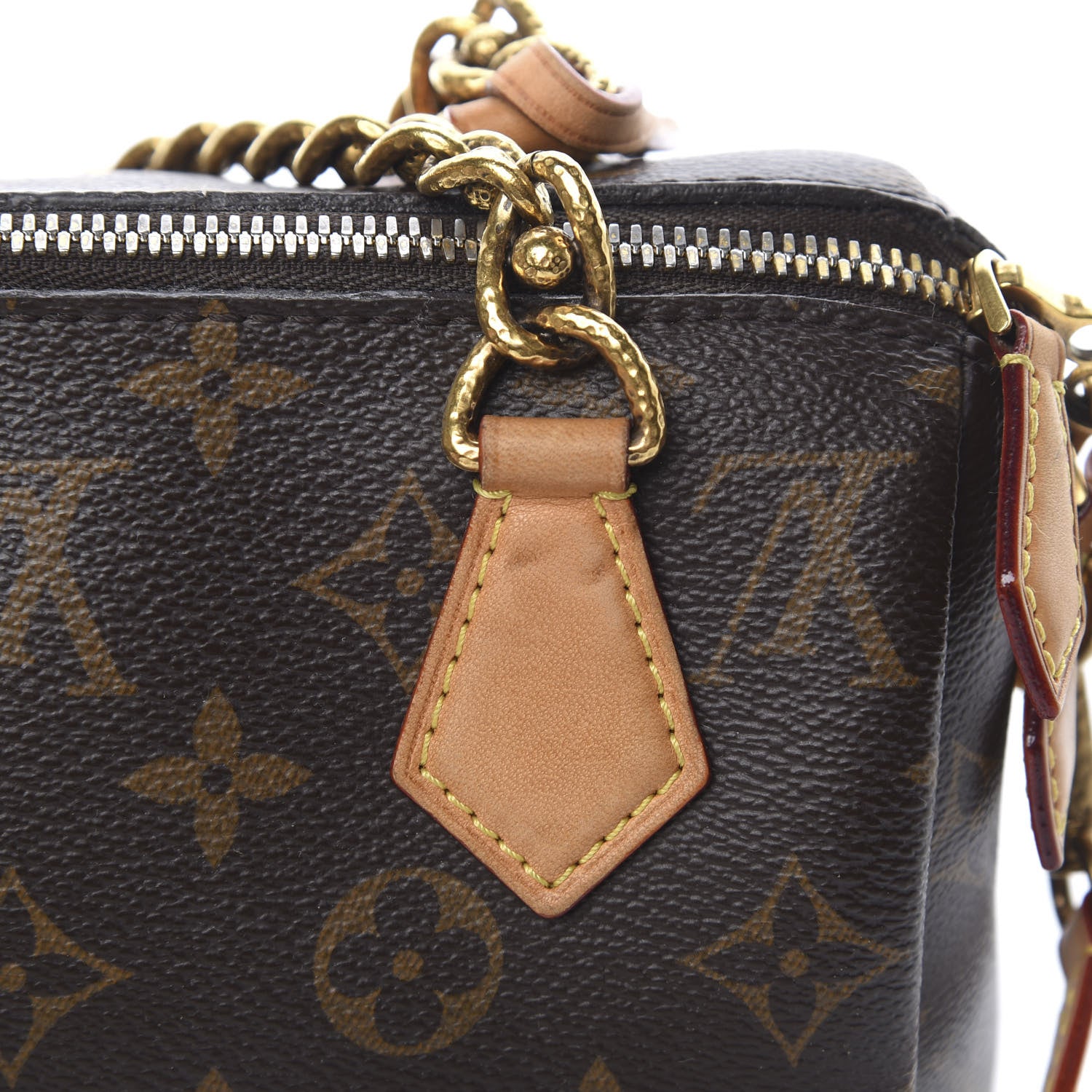 Louis Vuitton Monogram Chain Speedy 20 14 of 16