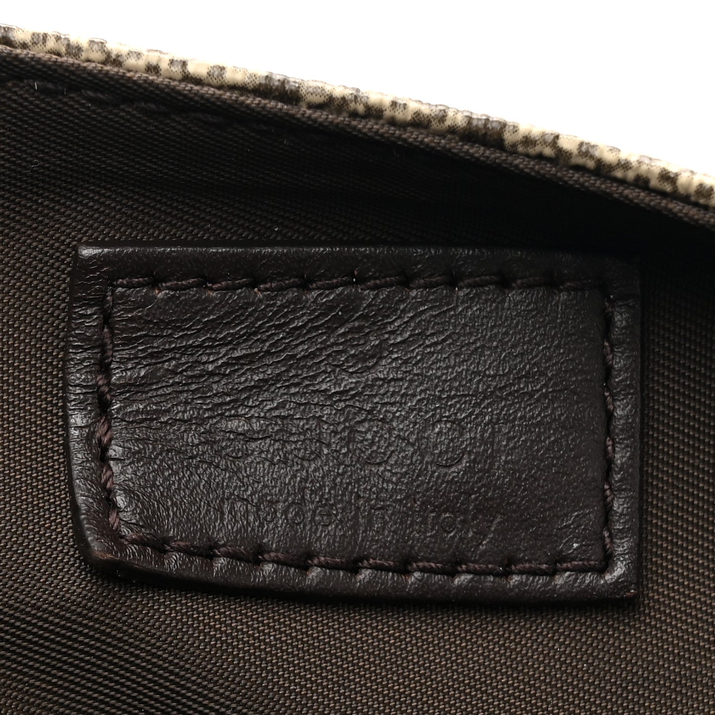 GG Plus Monogram Messenger Diaper Bag Dark Brown