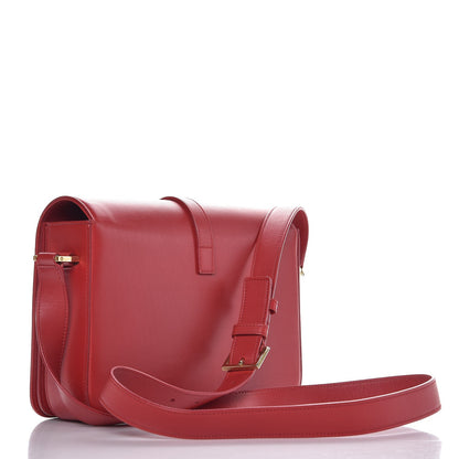 Saint Laurent Smooth Calfskin Medium Classic Monogram Universite Bag Red 3 of 11