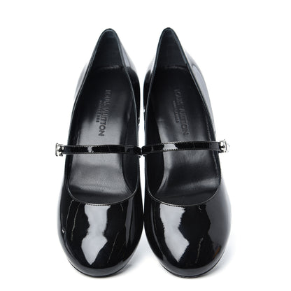 Louis Vuitton Patent Uniformes Silhouette 40mm Pumps 36.5 Black 5 of 10