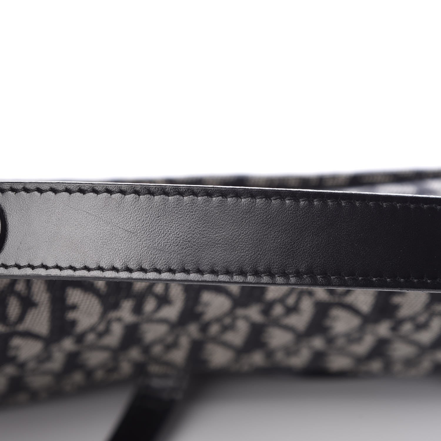 Christian Dior Monogram Double Saddle Bag Black 10 of 10