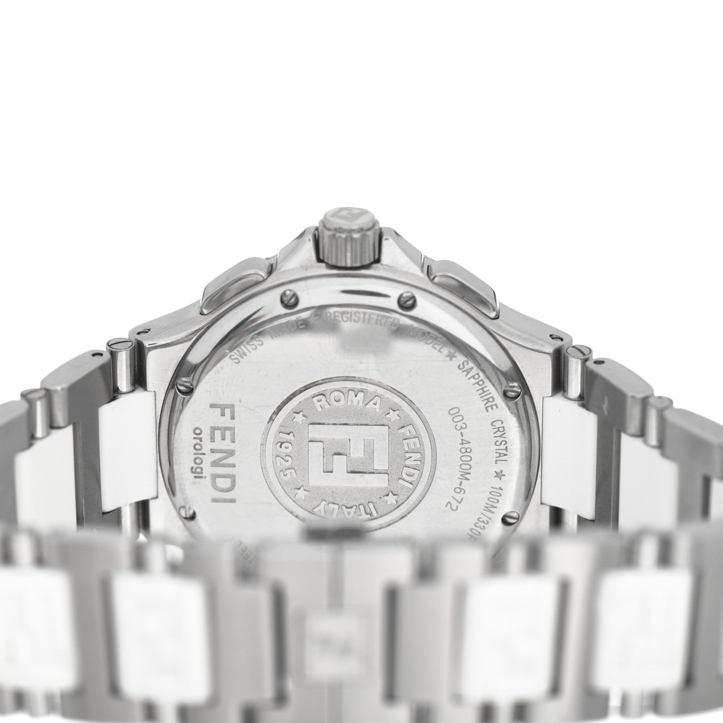Stainless Steel Ceramic Rubber 38mm Chronograph Quartz Watch