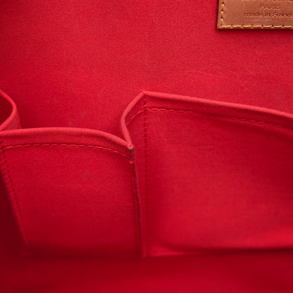 Louis Vuitton Vernis Alma GM Rouge Grenadine 8 of 14