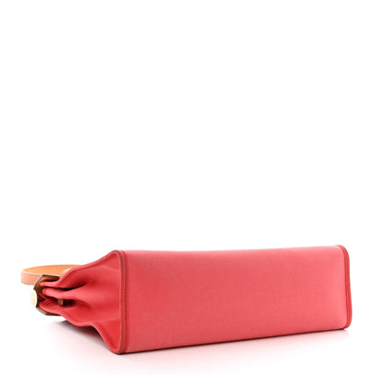 Hermes Vache Hunter Toile Herbag Zip 31 PM Rose Jaipur 5 of 14