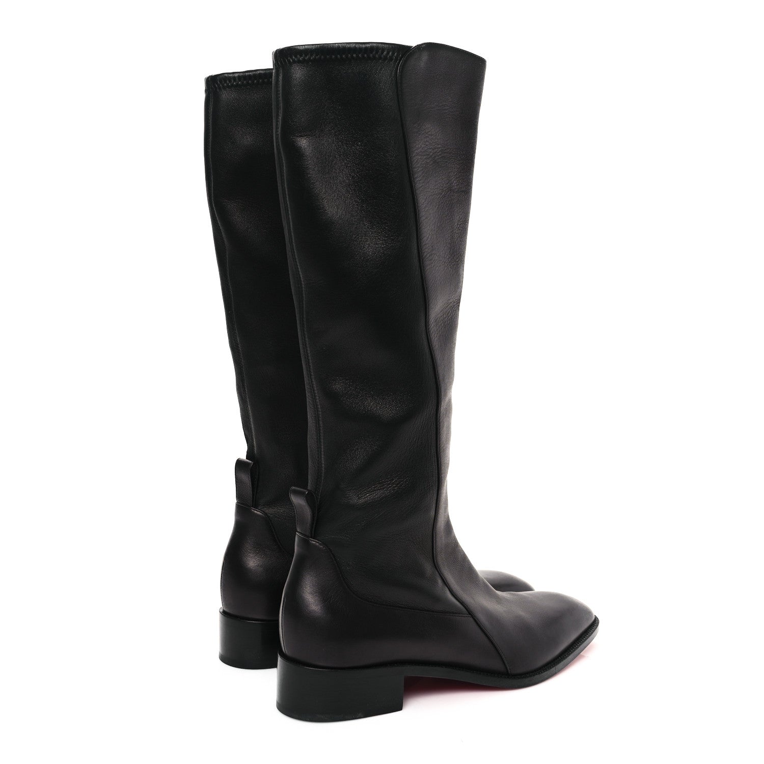 Christian Louboutin Nappa Tagastretch Flat Knee Boots 40 Black 4 of 9