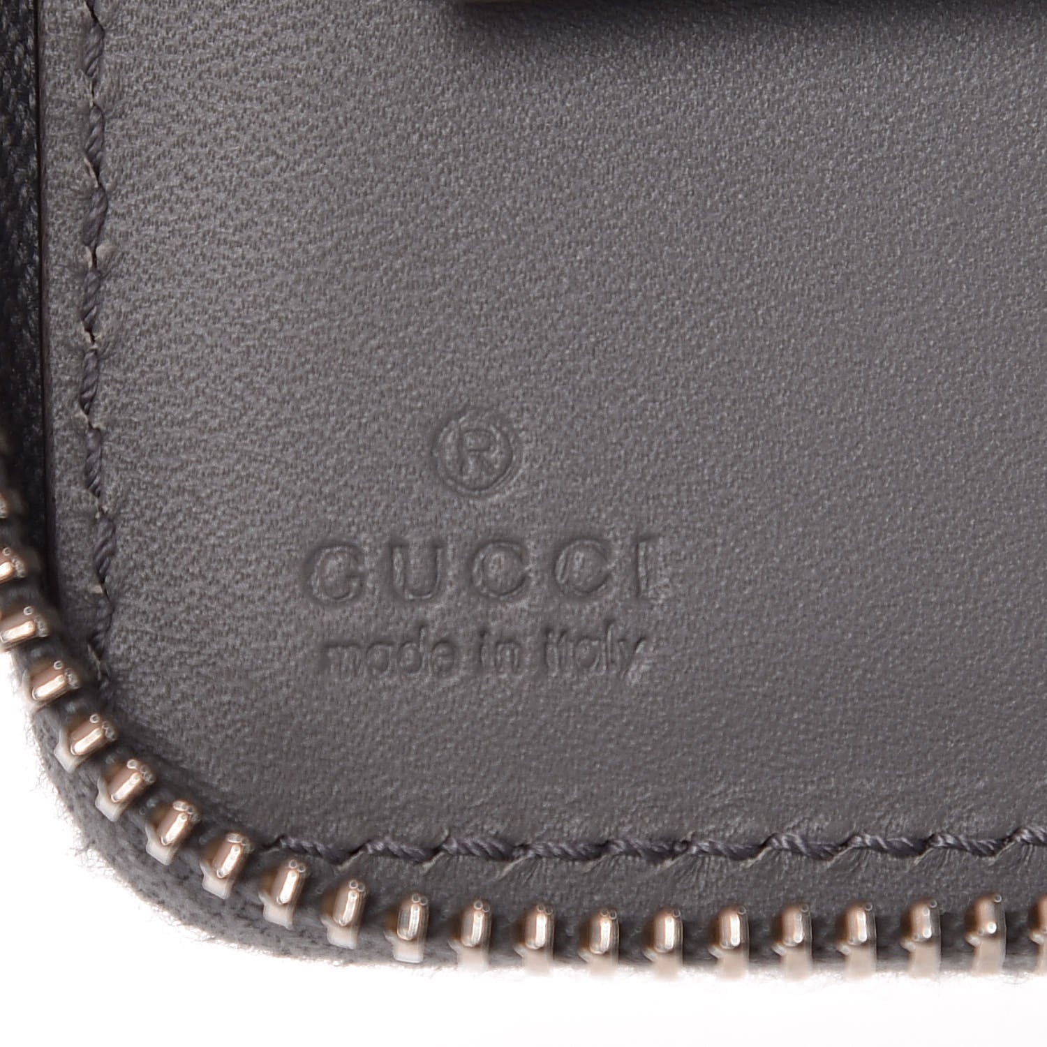 Gucci GG Supreme Monogram Travel Document Case Ecru Grigio 6 of 9