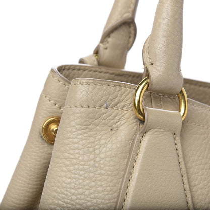 Prada Vitello Daino Shoulder Bag Sabbia 11 of 14