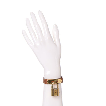 Hermes Stainless Steel Courchevel 20mm Kelly Cadena Quartz Watch Gold 2 of 8