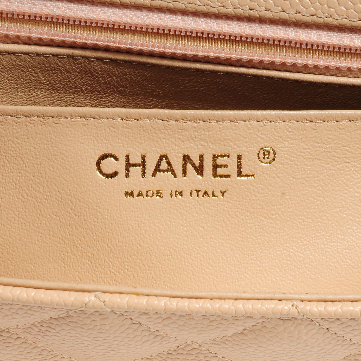 Chanel Caviar Jumbo Single Flap Beige Clair 7 of 9