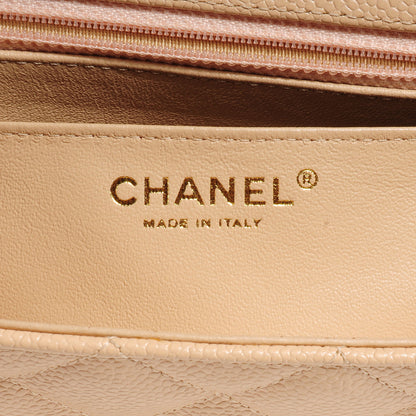 Chanel Caviar Jumbo Single Flap Beige Clair 7 of 9