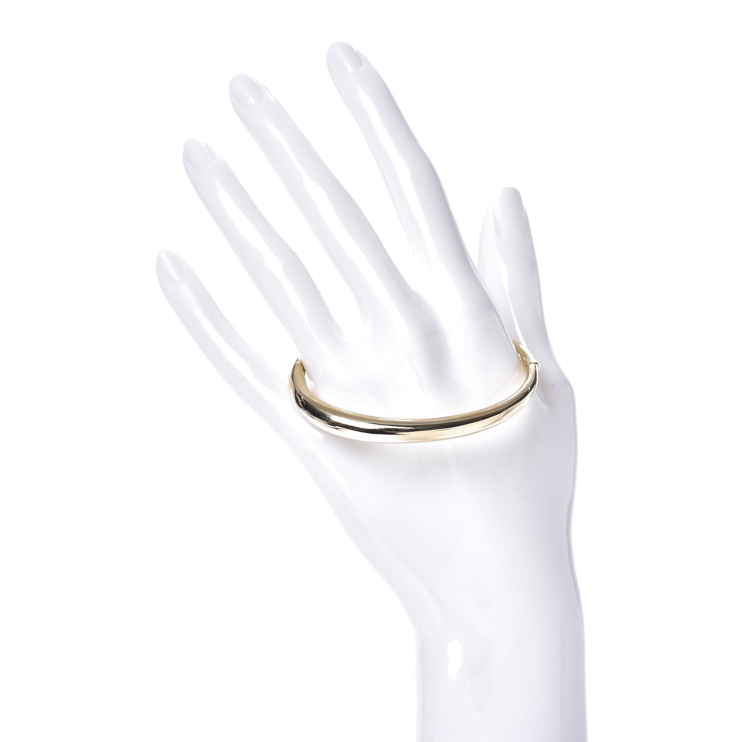 18K Yellow Gold 6.5mm Pure Form Smooth Bracelet