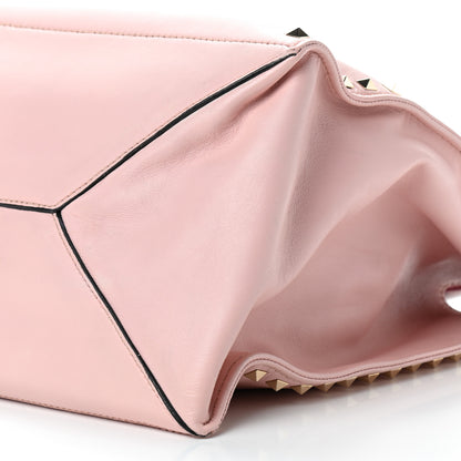 Valentino Garavani Nappa Medium Rockstud Soft Tote Rose 9 of 9