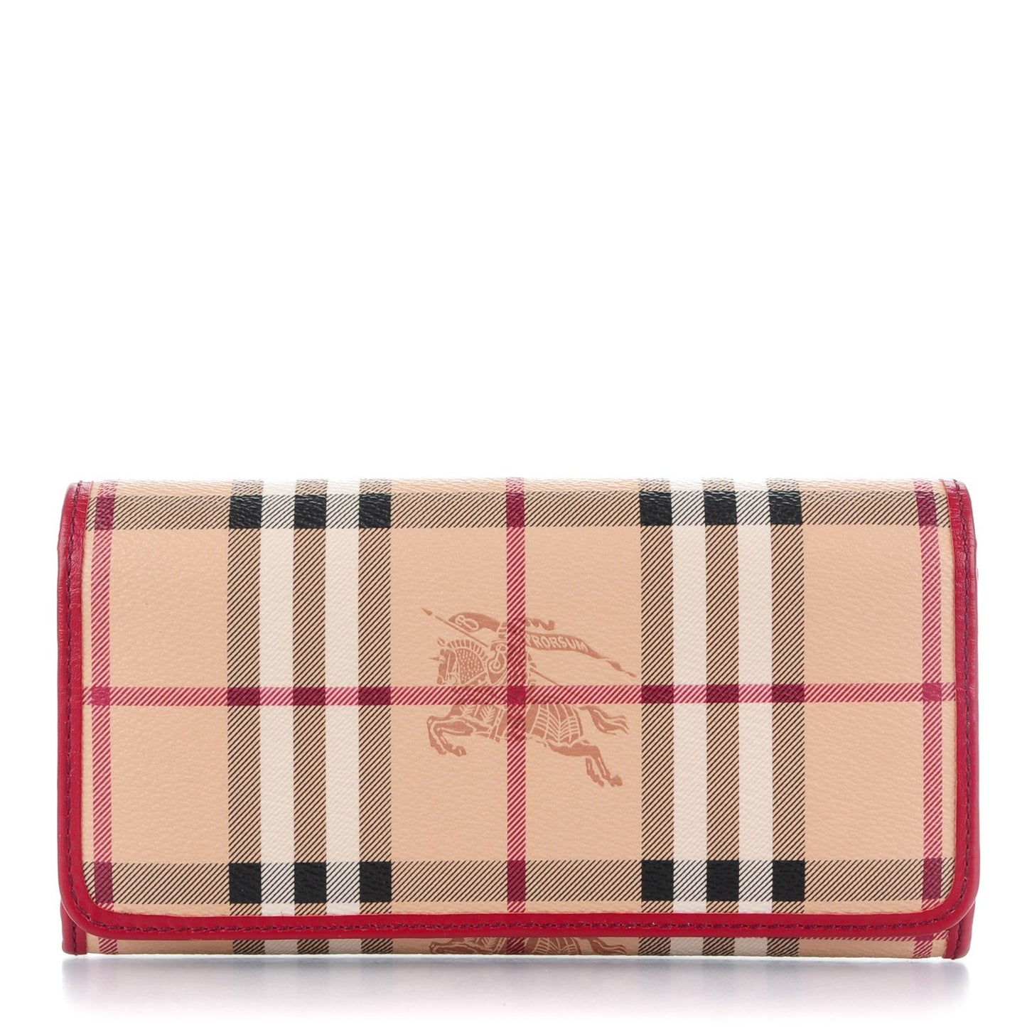 Haymarket Check Winsley Continental Wallet Red