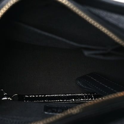 Chanel Patent Goatskin Quilted Small Gabrielle Hobo Black 5 of 12