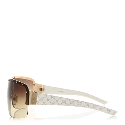 Gucci Studded Sunglasses 1819S White 3 of 9