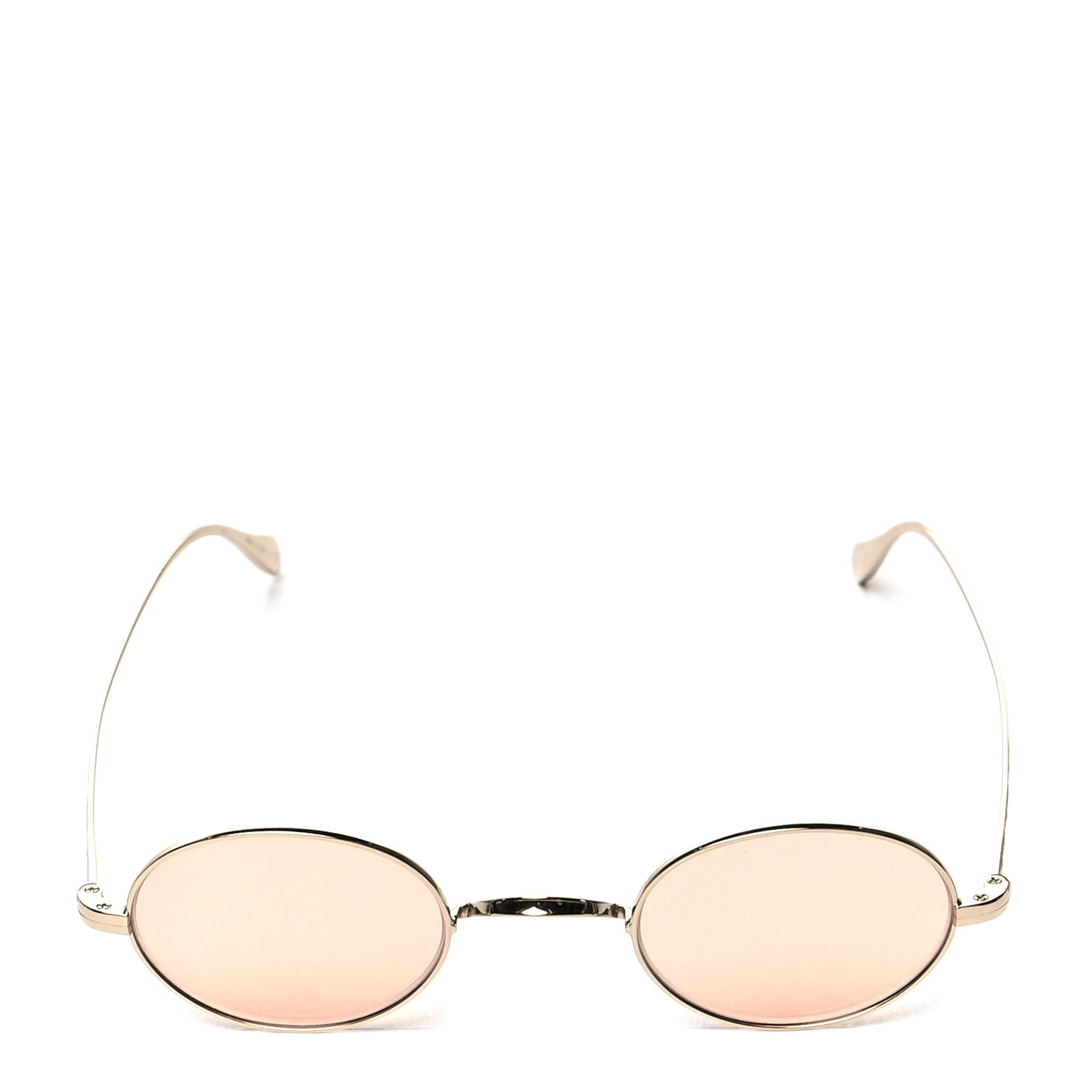 The Row After Midnight Round Sunglasses Pewter Pink