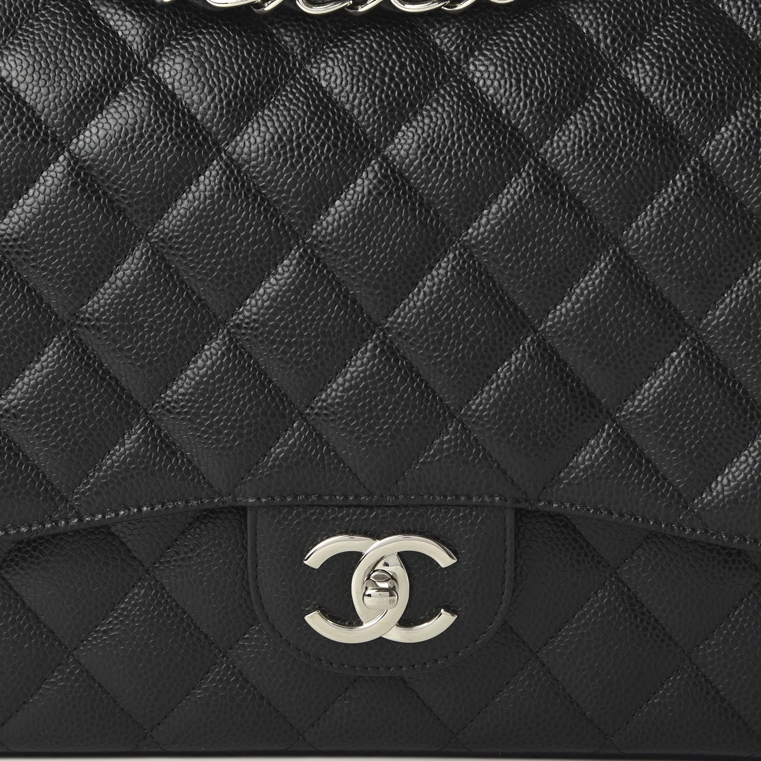 Chanel Caviar Quilted Maxi Double Flap Black 10 of 10
