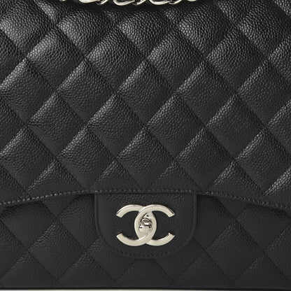 Chanel Caviar Quilted Maxi Double Flap Black 10 of 10