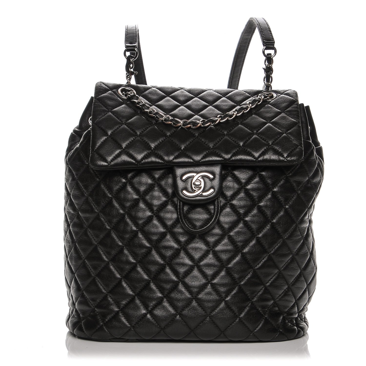 Chanel Lambskin Quilted Large Urban Spirit Backpack Black 1 of 7
