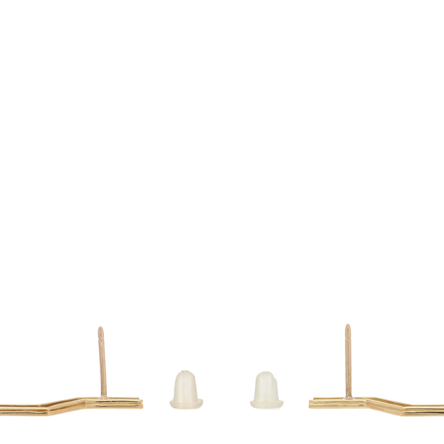 Tiffany 18K Yellow Gold Paloma Picasso Lightning Bolt Drop Earrings 3 of 4
