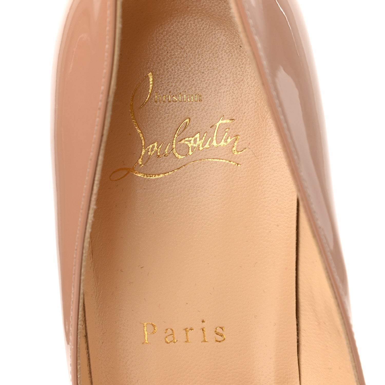 Christian Louboutin Patent So Kate 120 Pumps 38.5 Nude 11 of 14