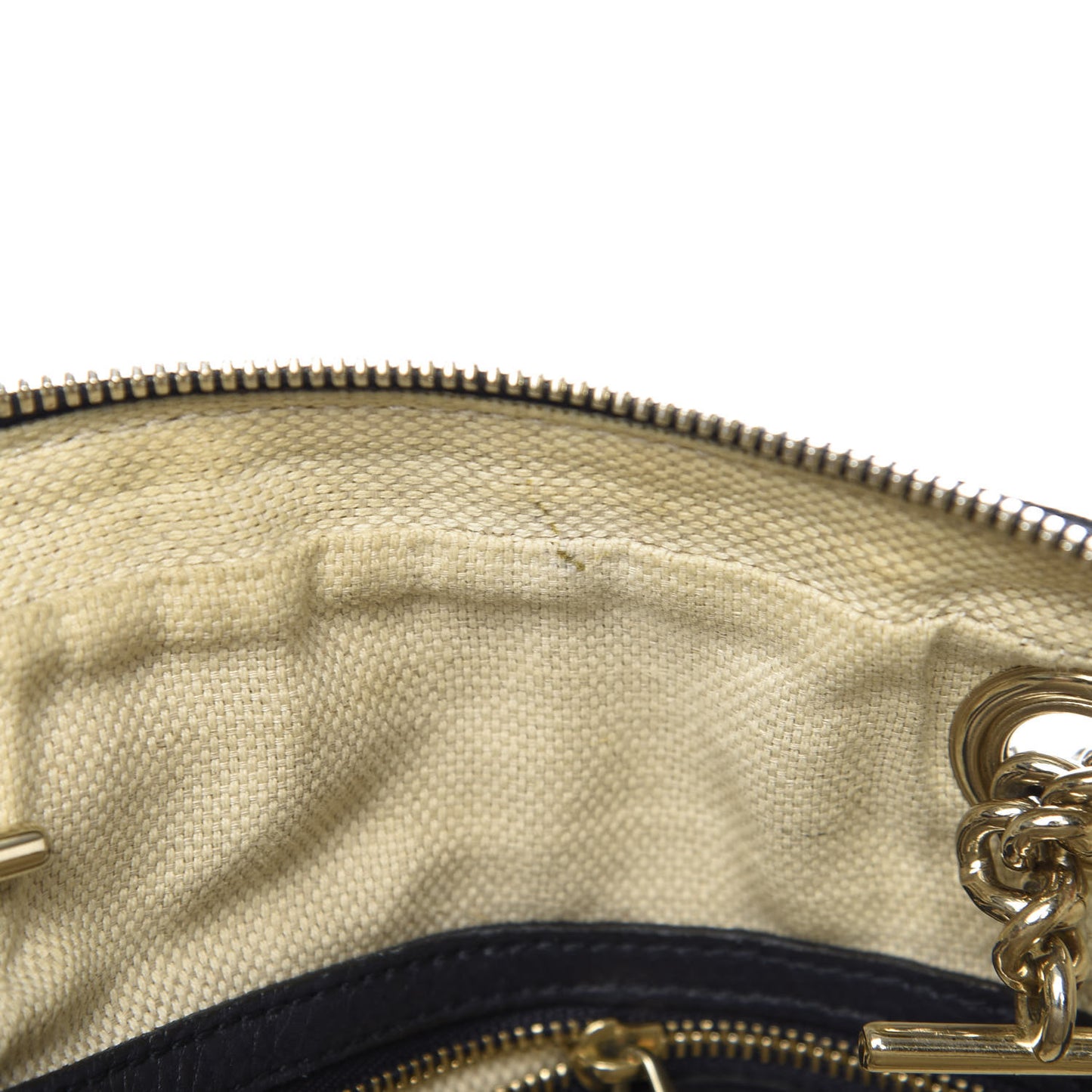 Pebbled Calfskin Small Soho Bowler Blue