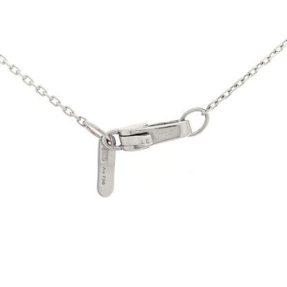Gucci 18K White Gold Diamond 10mm Icon Twirl Pendant Necklace 4 of 5