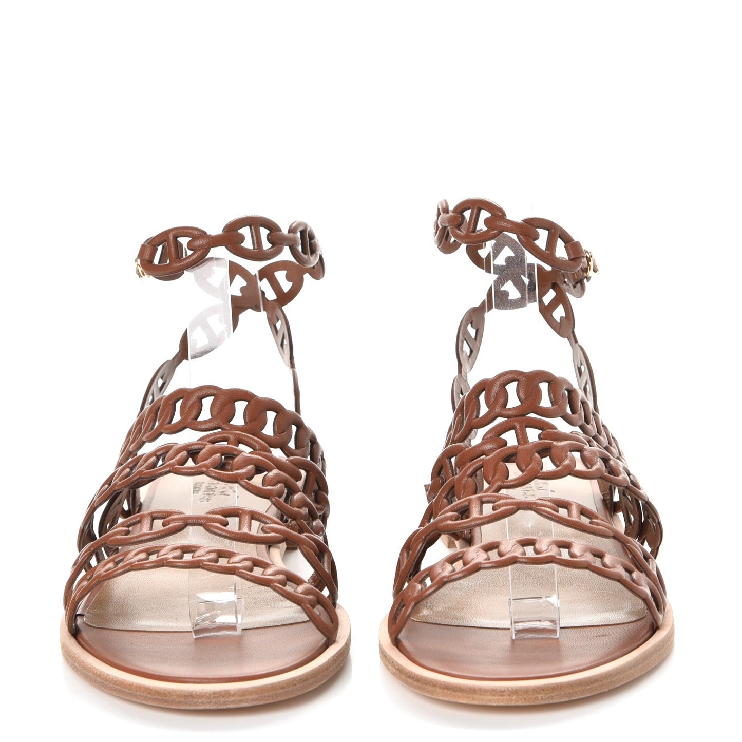 Nappa Chaine d'Ancre Kalliste Sandals 37 Gold