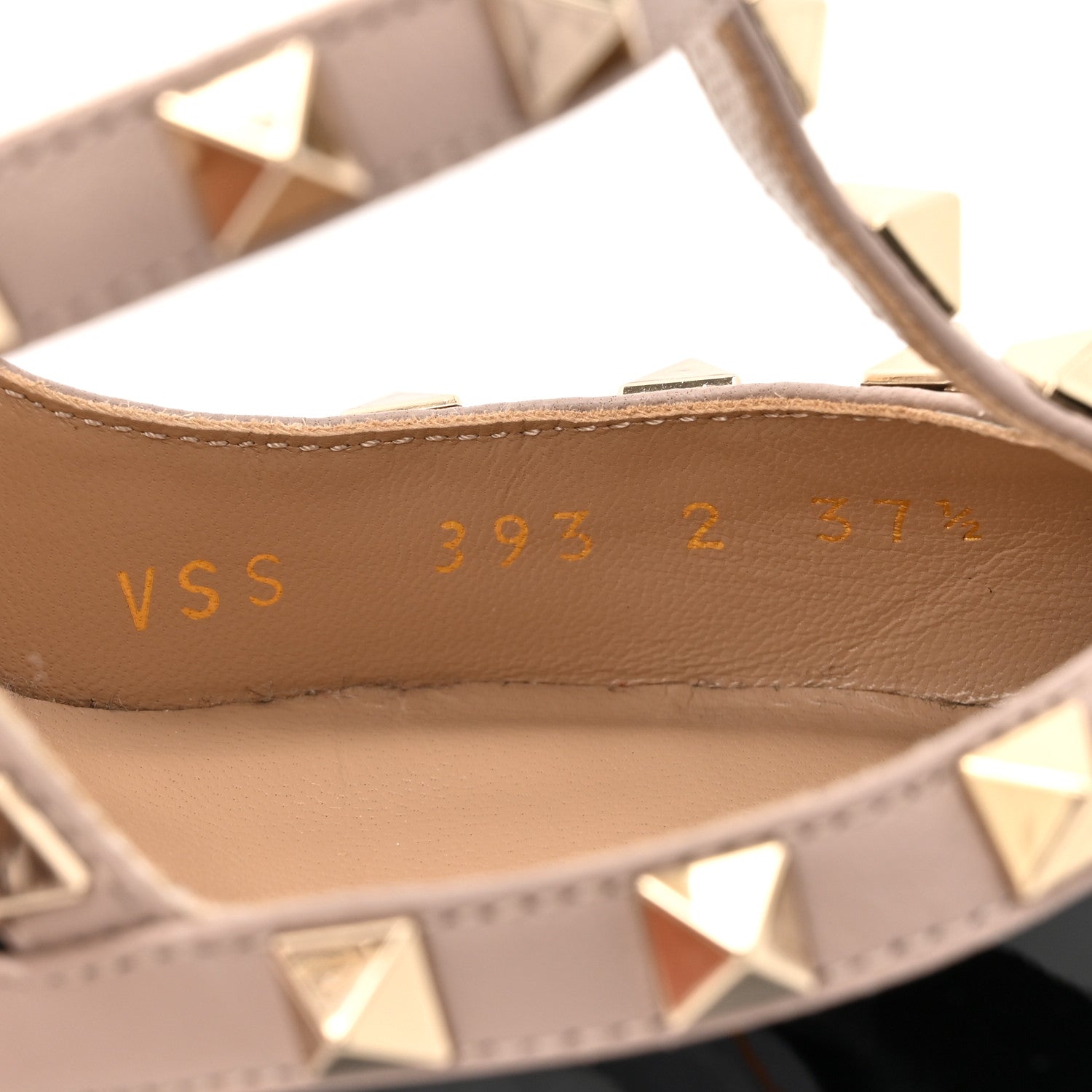 Valentino Garavani Patent Nappa Rockstud Ankle Strap 100mm Pumps 37.5 Black Poudre 9 of 12