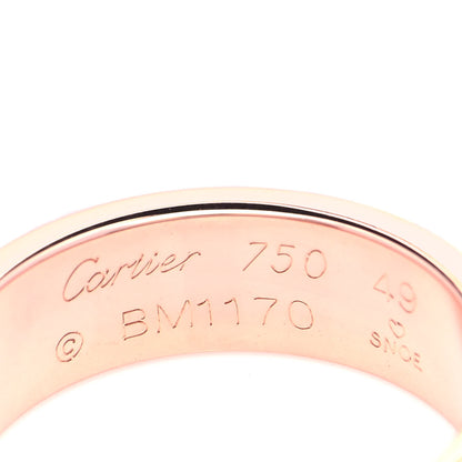 Cartier 18K Pink Gold 5.5mm LOVE Ring 49 4.75 4 of 7